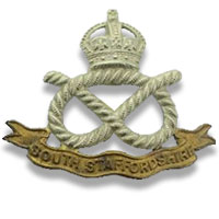 South Staffordshire Regiment cap badge